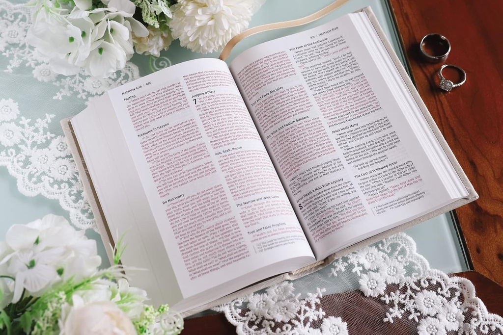 NIV Bride's Bible Cream H/C