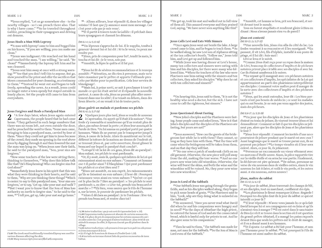 NIV French Semeur /English Bilingual New Testament P/B  (POD)