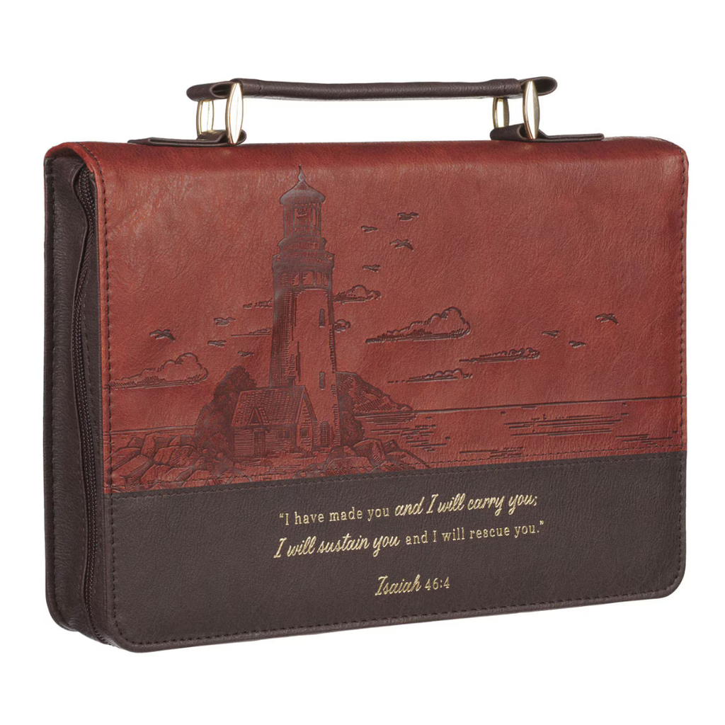 Bible Case Large I Have Made You Twotone Brown (01/25)