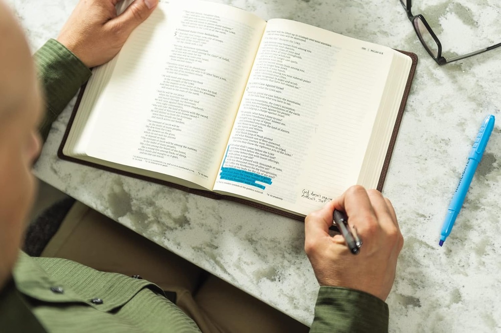 NIV Journal the Word Bible Brown Imitation Leather