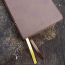 NIV Larger Print Compact Bible Brown I/L