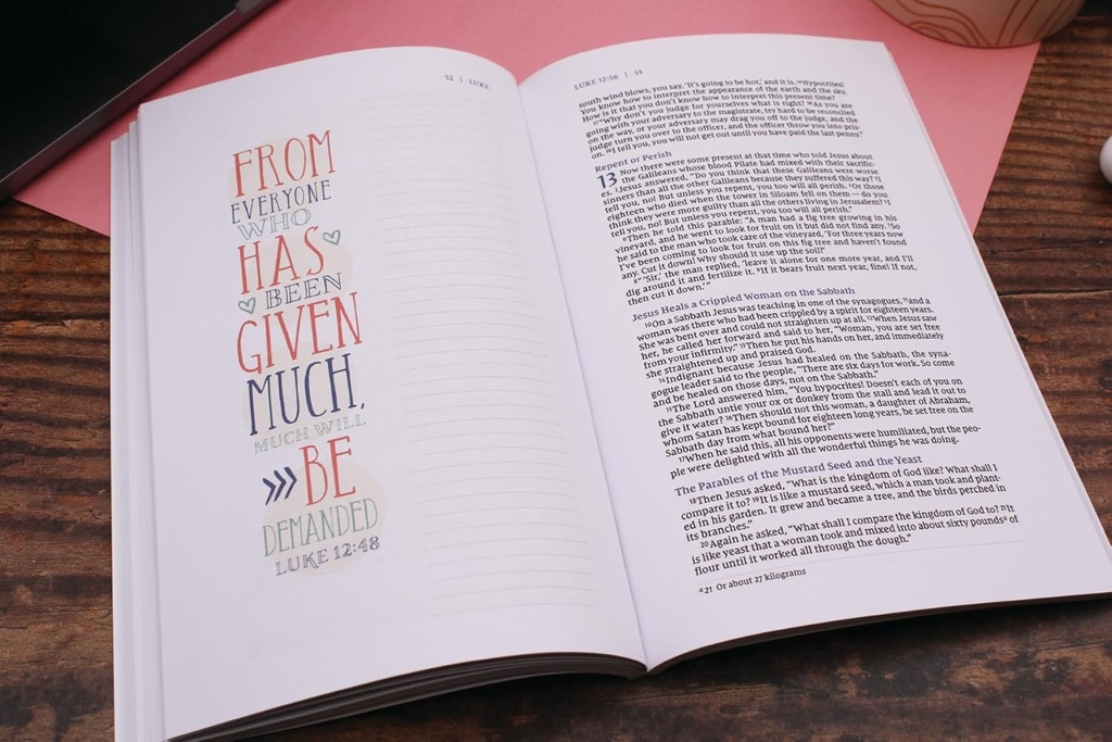 NIV Luke: Beautiful Word Bible Journal