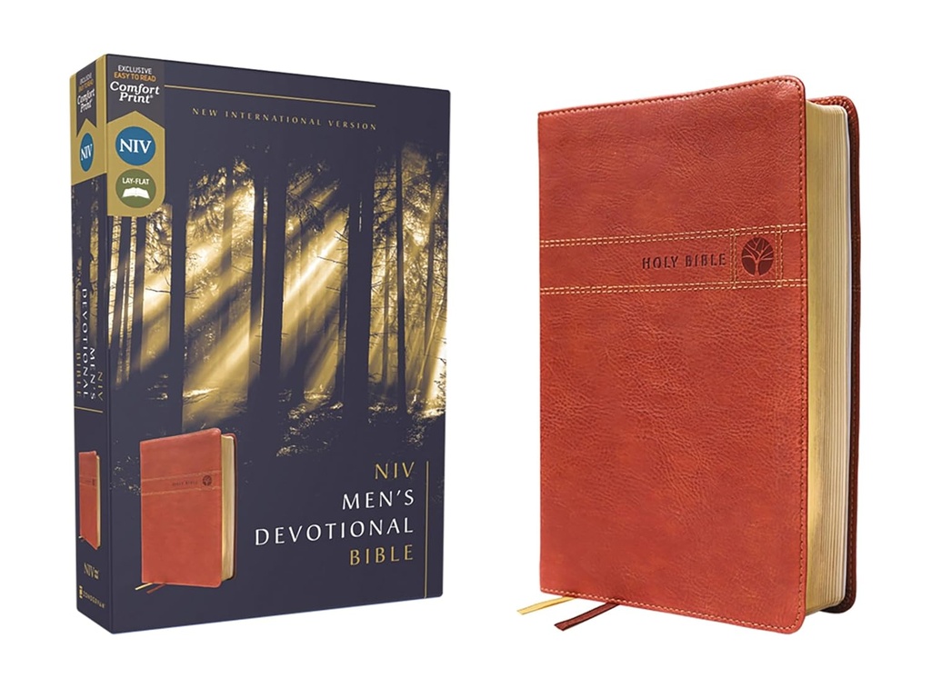 NIV Men's Devotional Bible Brown I/L