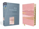 NIV Thinline Bible Pink Hills Indexed I/L