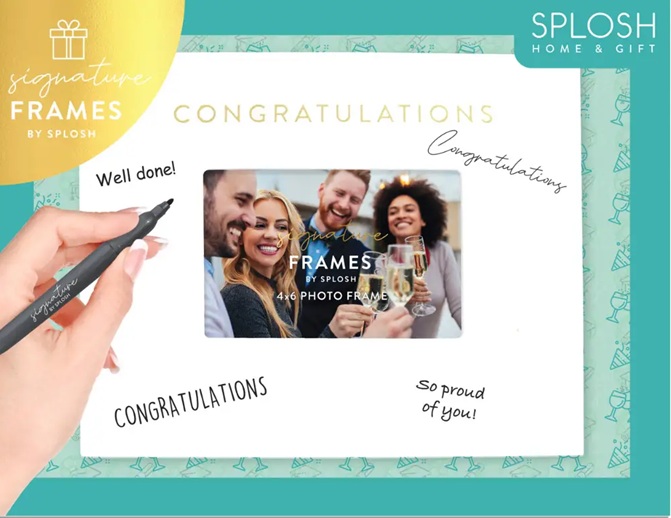 Signature Frame Congratulations Keepsake