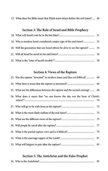100 Bible Questions and Answers on Prophecy and the End Times (10/25)