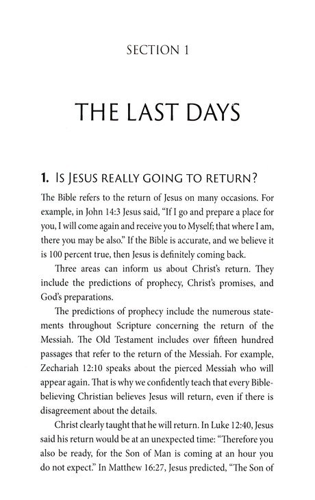 100 Bible Questions and Answers on Prophecy and the End Times (10/25)