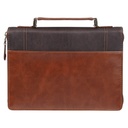 Bible Case Large Stand Firm Espresso/Honey-Brown