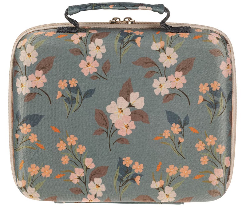Bible Organizer Hardcover Green Floral Be Still Ps. 46:10