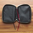 Bible Case Medium He Restores My Soul Grey/Floral