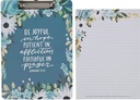 Clipboard w/ Pad Blue Be Joyful in Hope Rom. 12:12