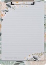 Clipboard w/Pad Blue Floral He Who Promised is Faithful Heb. 10:23