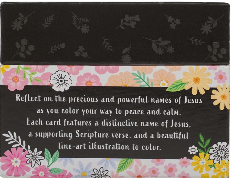 Colouring the Names of Jesus Boxed Cards