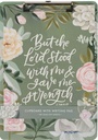 Clipboard w/Pad Green Floral But the Lord Stood With Me 1 Tim. 4:17