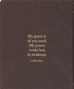 Daily Devotional Amazing Grace Two-Tone Brown Faux Leather