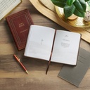 Daily Devotional Amazing Grace Two-Tone Brown Faux Leather