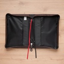 Bible Case Medium Pursue Righteousness Black/Walnut Brown 