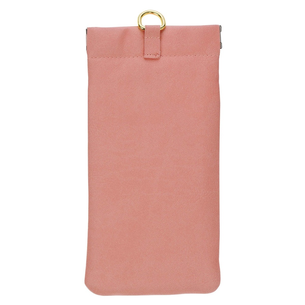 Double Eyeglass Case Amazing Grace Cream and Coral