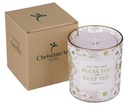 Glass Candle Bless You and Keep You Num. 6:24