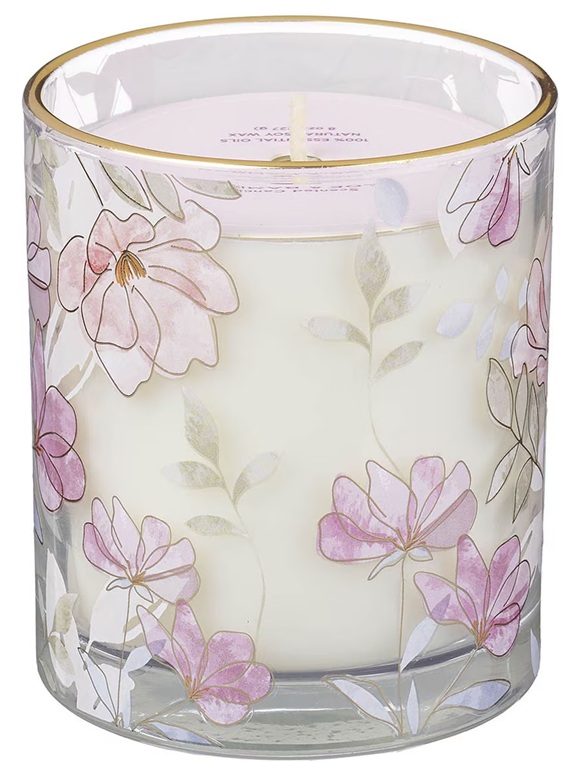 Glass Candle Walk By Faith 2 Cor. 5:7