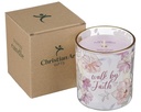 Glass Candle Walk By Faith 2 Cor. 5:7