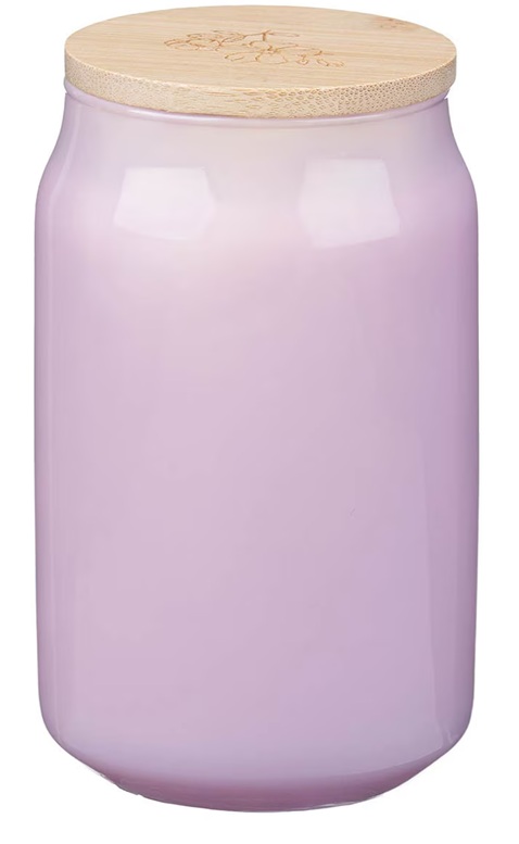 Glass Candle w/ Bamboo Lid Be Still and Know Ps. 46:10