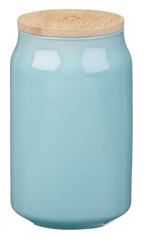 Glass Candle w/ Bamboo Lid Friends Fill Our Lives With Love & Laughter