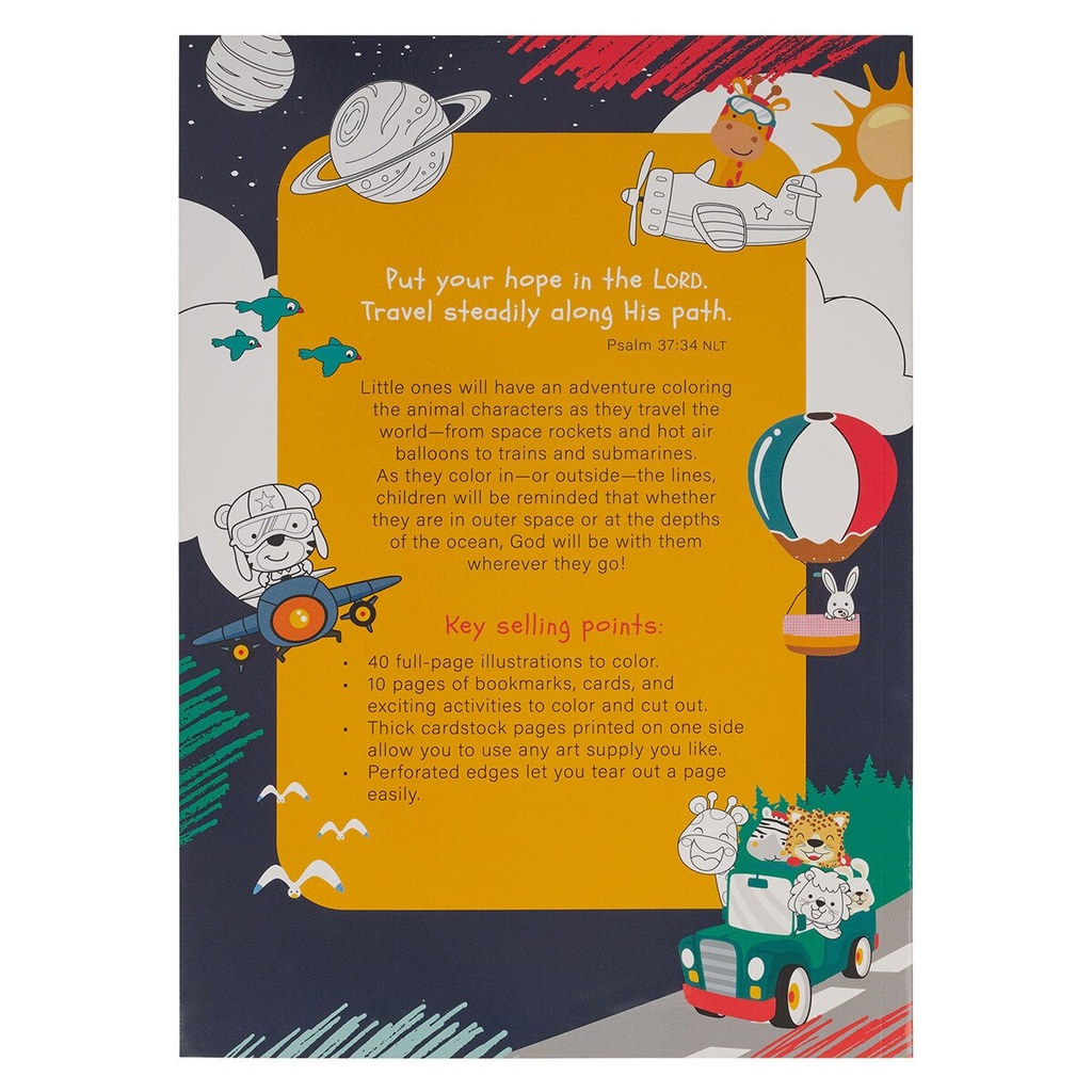 God Is With Me Wherever I Go Colouring Adventure For Kids