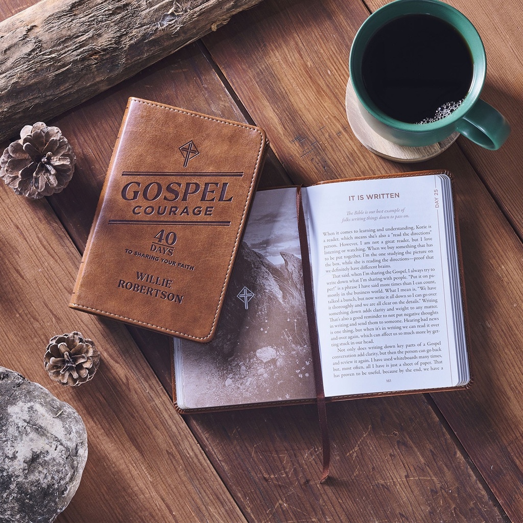 Gospel Courage: 40 Days To Sharing Your Faith Brown Devotional