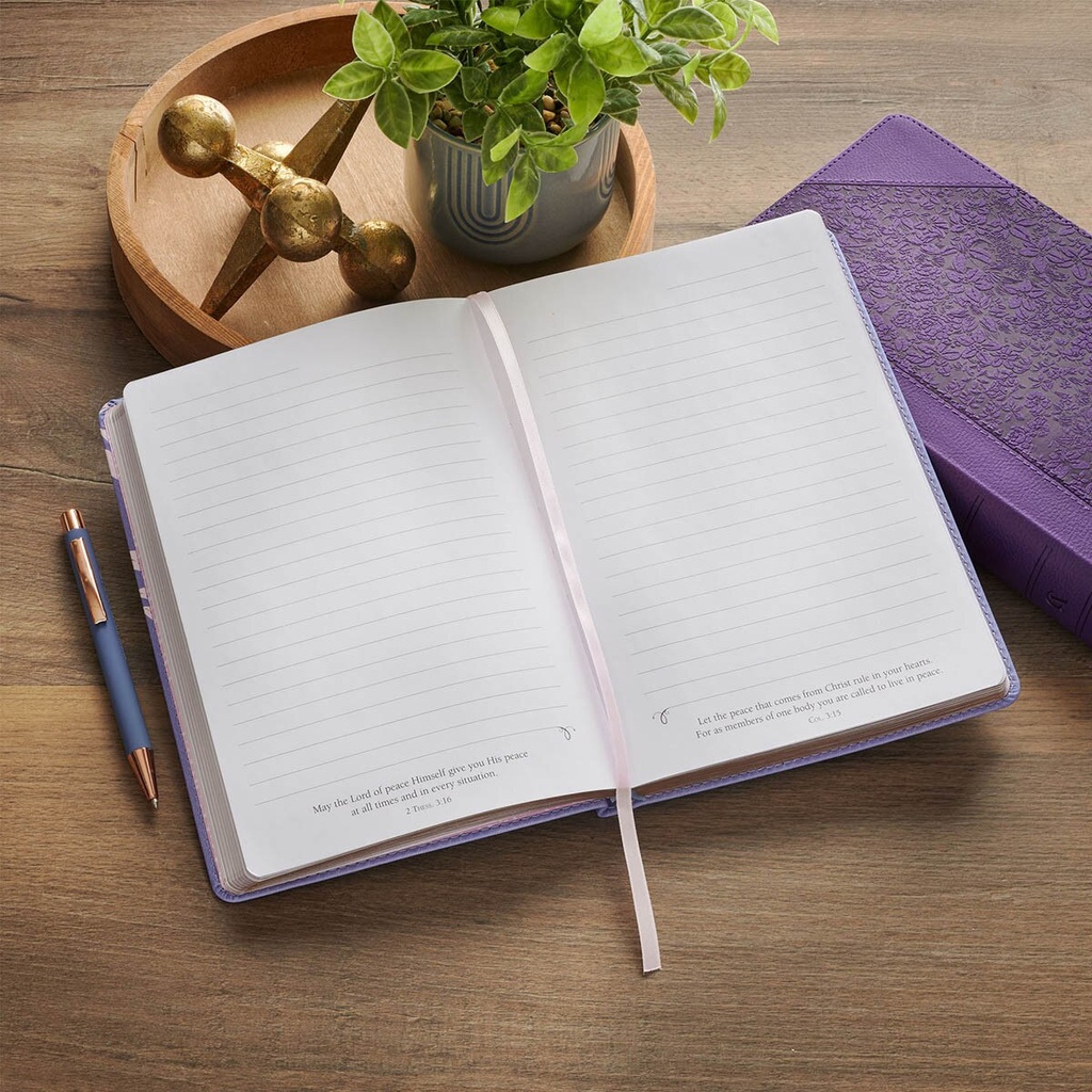Journal Classic Purple He Who Promised Is Faithful Heb. 10:23