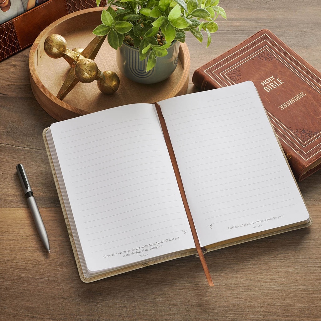 Journal Classic Taupe Amazing Grace Isa. 53:5