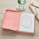 Journal Classic Zip Coral Those Who Trust In The Lord Isa. 40:31