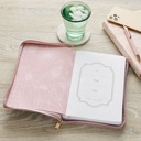 Journal Classic Zip Dusty Mauve Be Joyful 1 Thess. 5:16