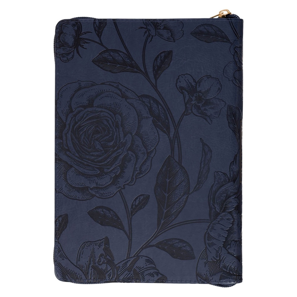 Journal Classic Zip Navy Amazing Grace
