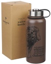 Water Bottle Lord Is My Strength Lion Brown Stainless Steel