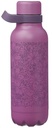 Water Bottle Pray Without Ceasing Plum Floral Stainless Steel
