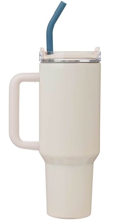 Tumbler Sweet Friendship Floral w/Straw