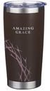 Travel Tumbler Amazing Graec Crown of Thorns Brown