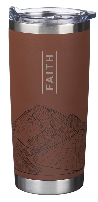 Travel Tumbler Faith Brown Mountain