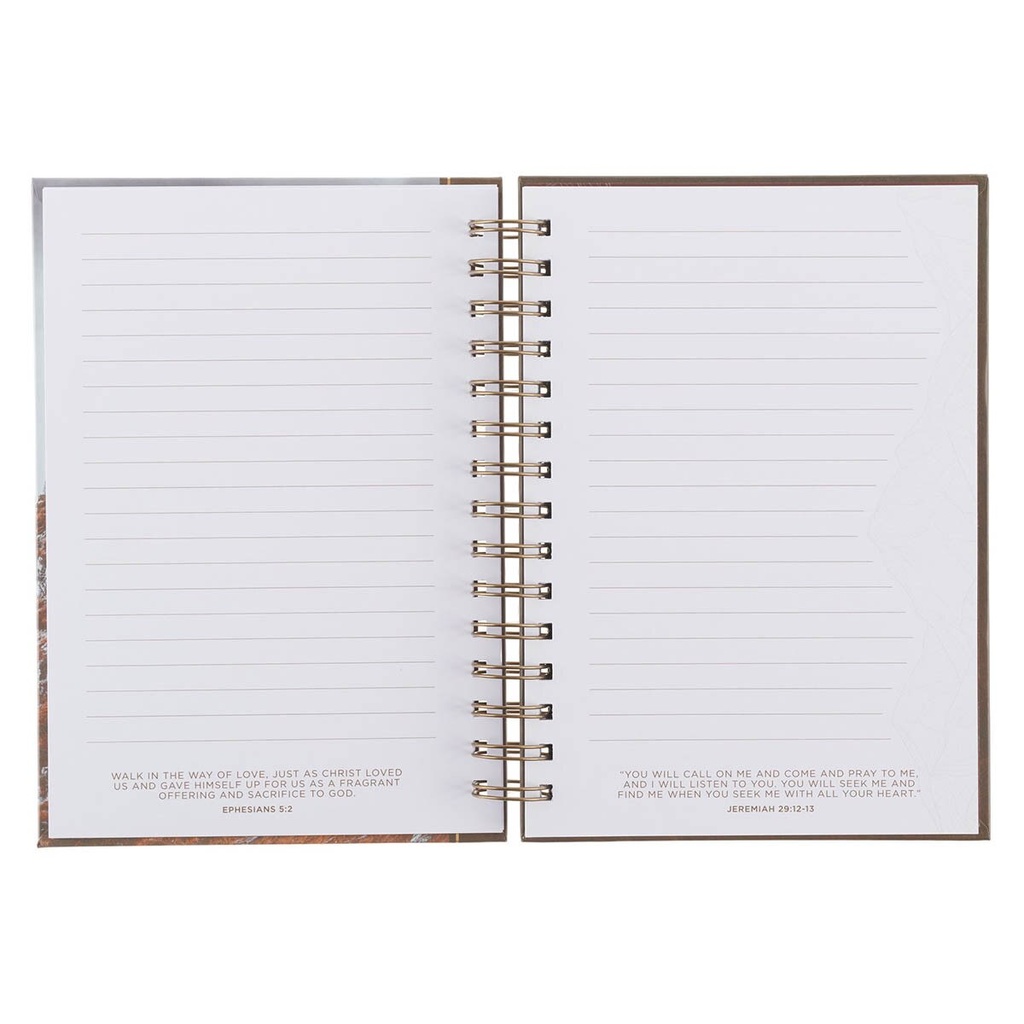 Journal Faith Can Move Mountains Spiral