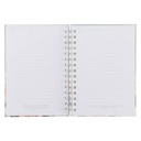 Journal Power Love and A Sound Mind Mint Floral Spiral