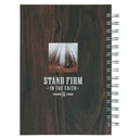 Journal Spiral Brown Stand Firm In The Faith 1 Cor. 16:13