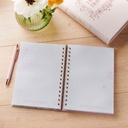 Journal Spiral Dusty Mauve Floral Be Joyful 1 Thess. 5:16