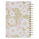 Journal Spiral Pink Floral Bless You And Keep You Num. 6:24