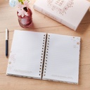 Journal Spiral Pink Floral Bless You And Keep You Num. 6:24