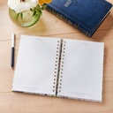 Journal Spiral White Floral He Who Promised Heb. 10:23