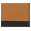 Wallet Leather Two-tone Brown Man Of God Cross