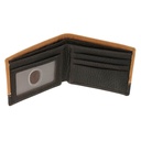 Wallet Leather Two-tone Brown Man Of God Cross