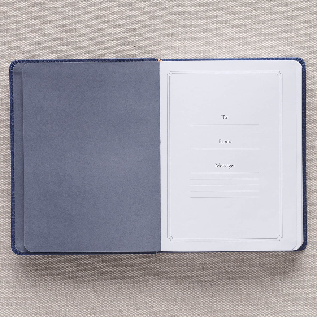 Walk Through God's Word Navy Faux Leather