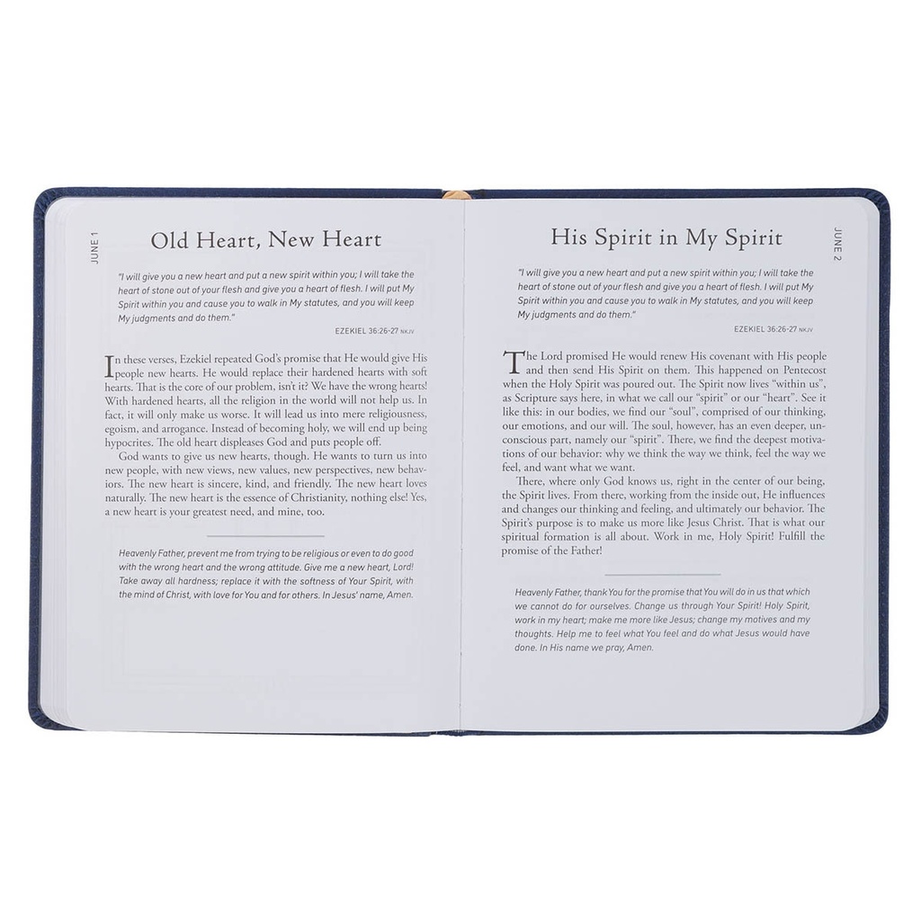 Walk Through God's Word Navy Faux Leather